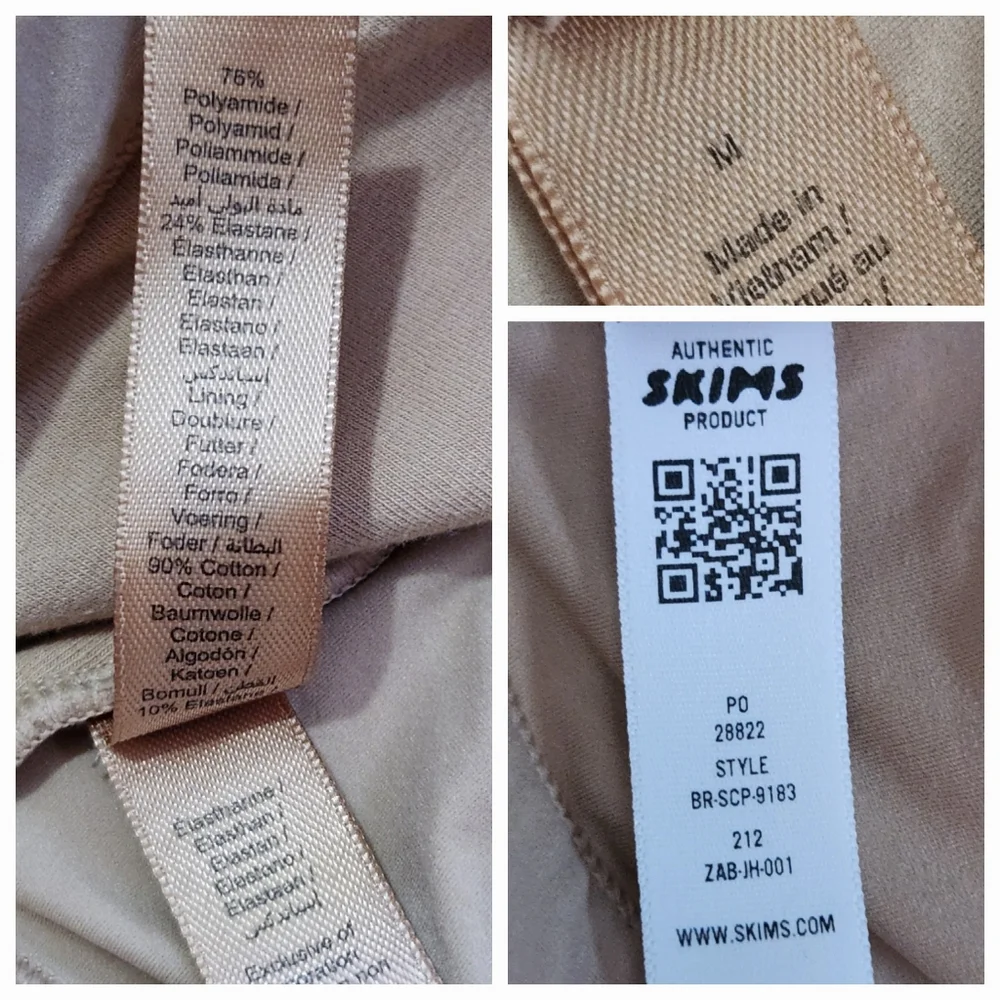 SKIMS Nude Beige Seamless Bralette - Picture 4 of 7